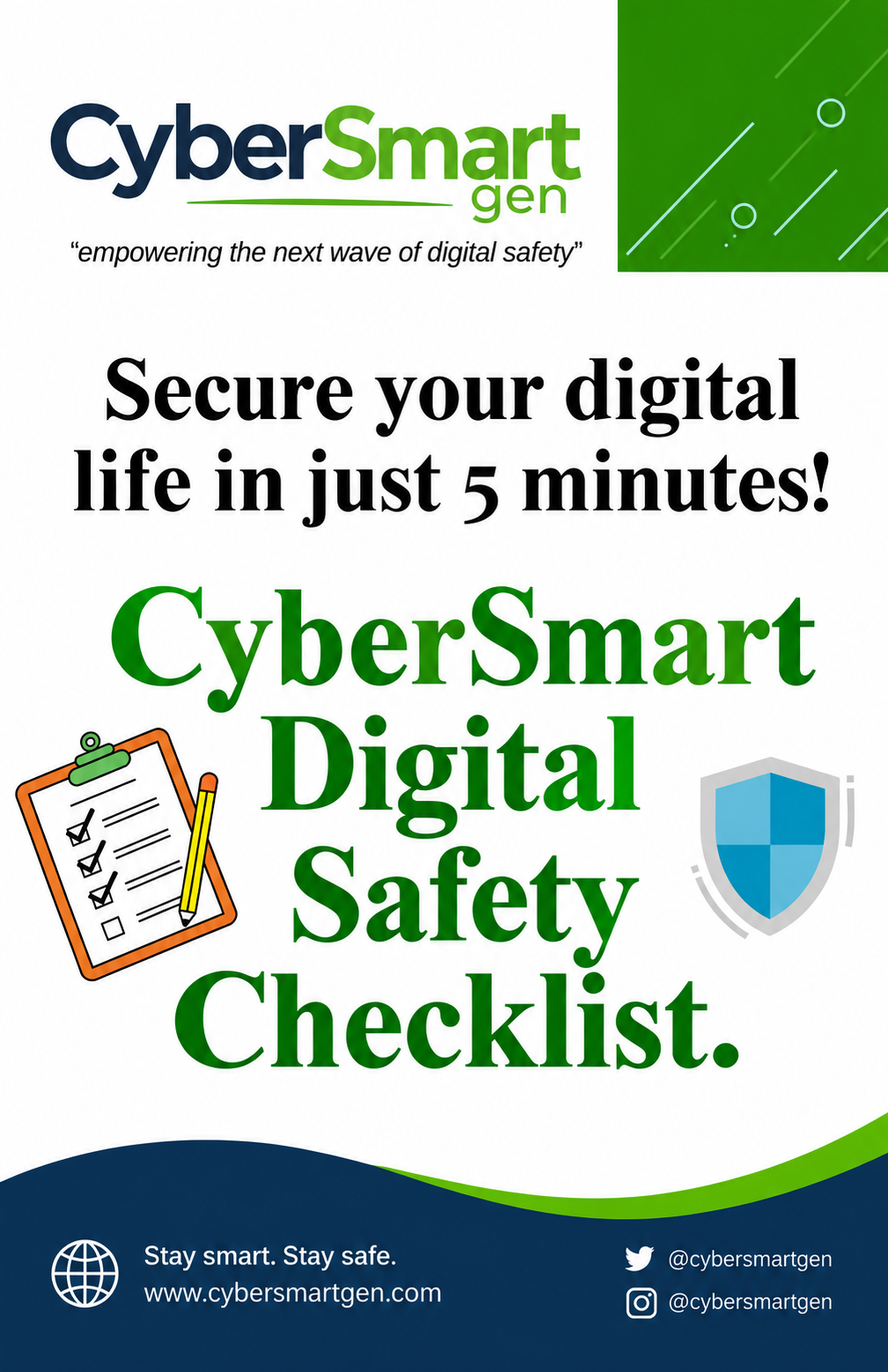 CyberSmart Digital Safety Checklist